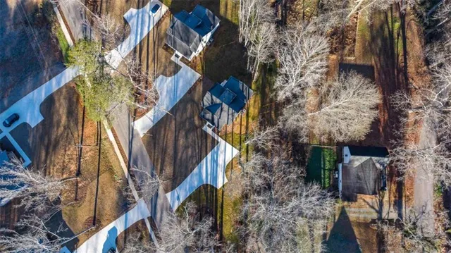 a view of city and mountain