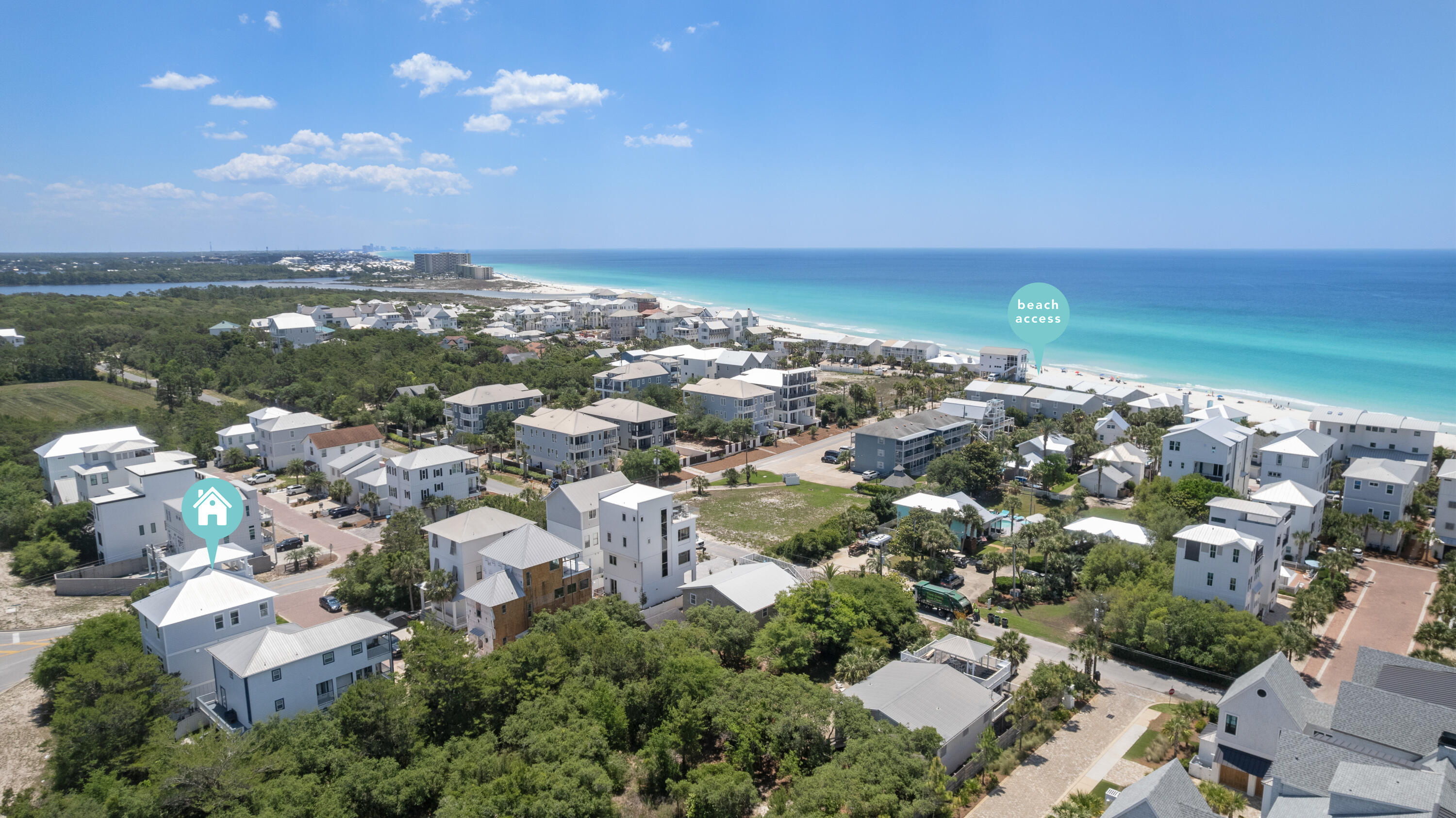 16 Bluewater View Ave Inlet Beach Inlet Beach, FL 32461 - Photo 54 of 59 an aerial view of multiple house