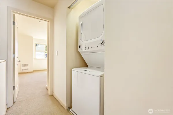 a view of an entryway with hallway