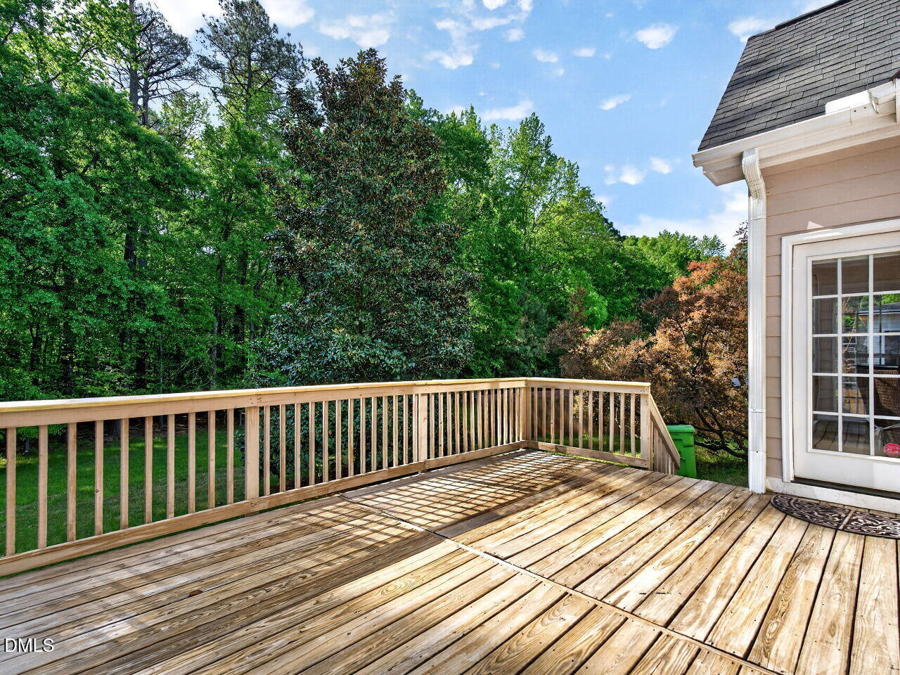 6232 Big Sandy Drive Raleigh, NC 27616 - Photo 36 of 39 a view of balcony with wooden floor and fence