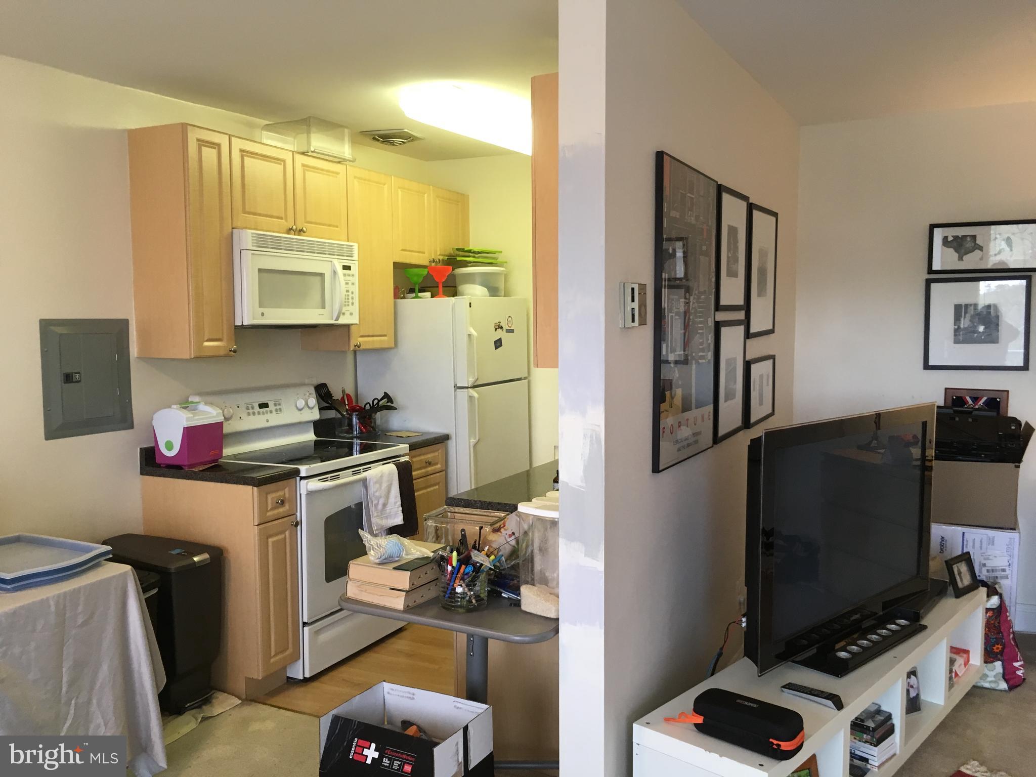 1009 Chillum Road, Unit 406 Hyattsville, MD 20782 - Photo 4 of 8 Kitchen and Living Room