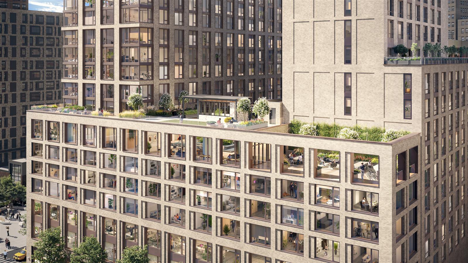 55 Suffolk Street, Unit PH203 Manhattan, NY 10002 - Photo 7 of 15 a view of a building from a balcony