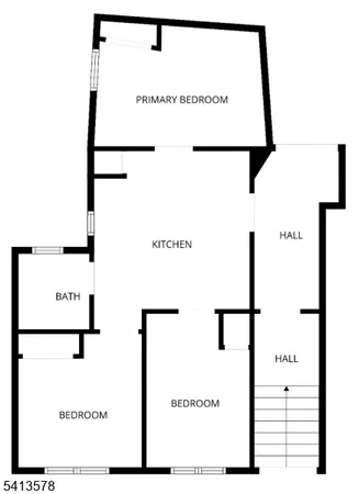 a front view of a building with glass windows