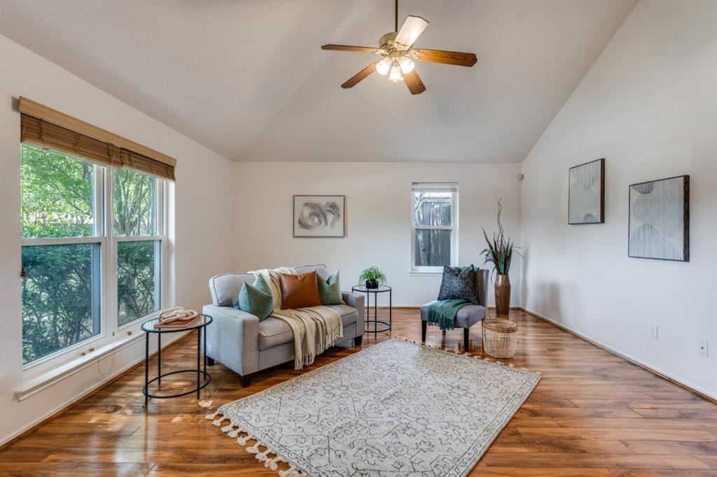 1509 Clover Drive Allen, TX 75002 - Photo 5 of 25 a living room with furniture wooden floor and a large window
