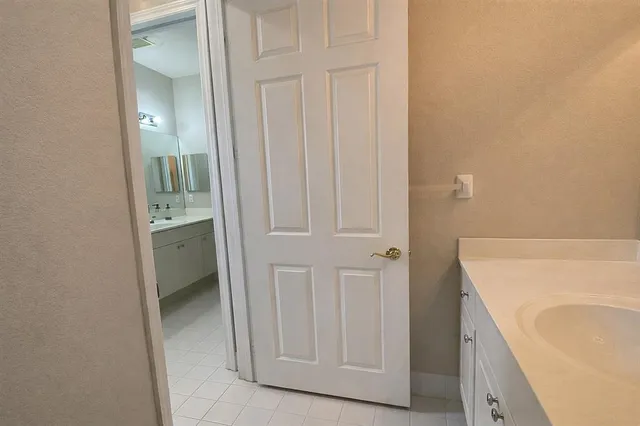 a bathroom with a sink and a tub