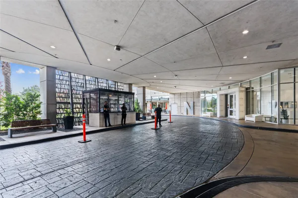 a front view of a building