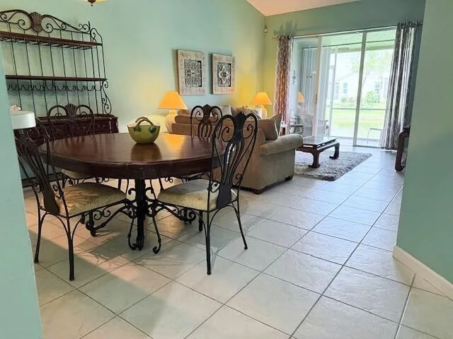 a view of a livingroom and dining room