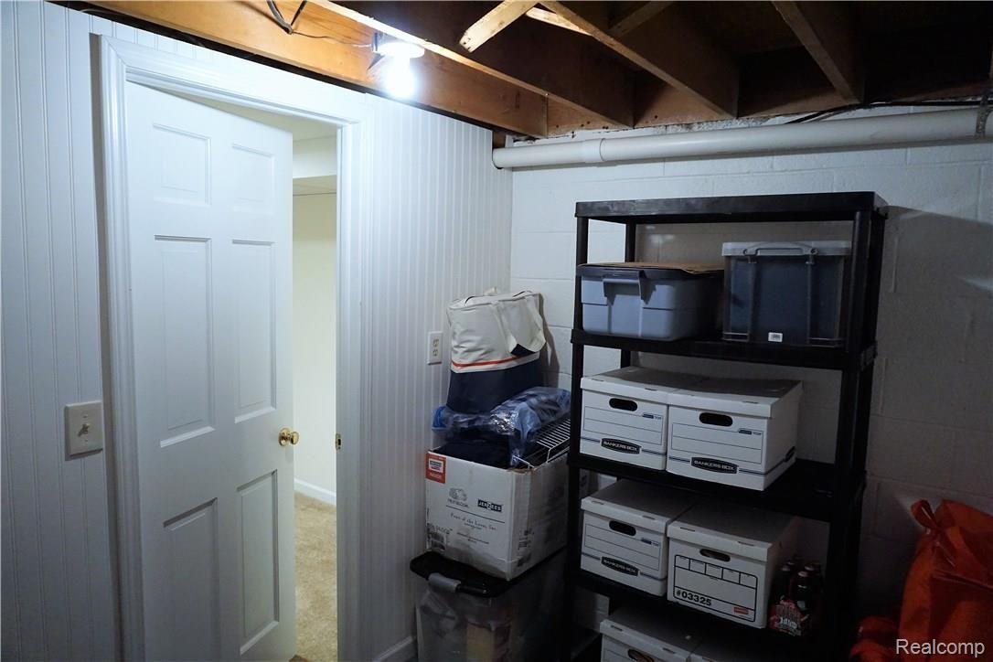 385 Beechview Drive Rochester, MI 48306 - Photo 53 of 56 Basement Storage Room