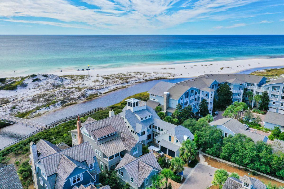 86 Tidal Bridge Way Inlet Beach, FL 32461 - Photo 4 of 32 an aerial view of a house with a ocean