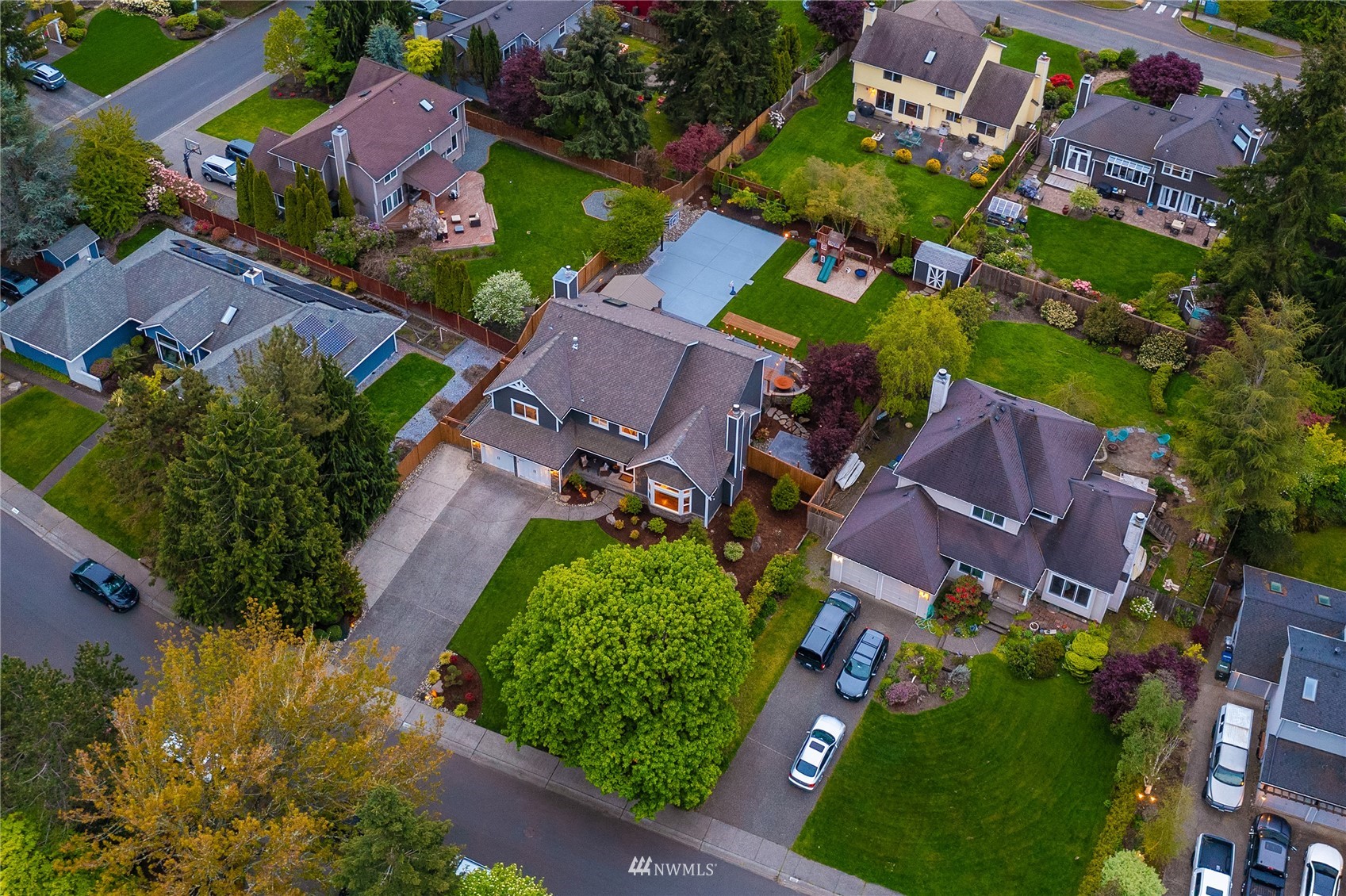 3228 211th Street Southeast Bothell, WA 98021 - Photo 39 of 40 an aerial view of residential houses with outdoor space