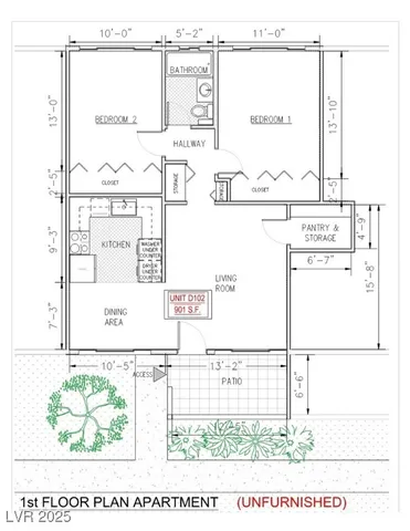 $1,500 | 350 East Desert Inn Road, Unit D102, Las Vegas, NV 89109