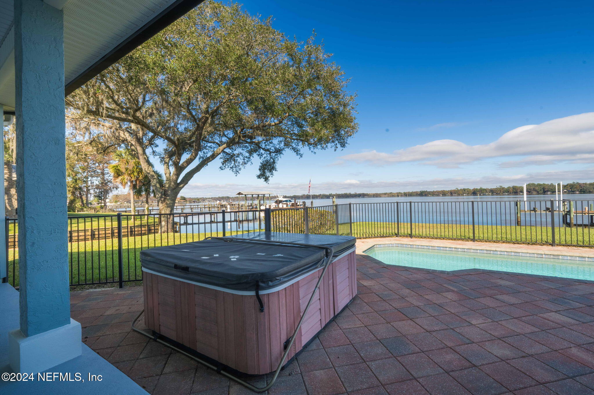 487 Creighton Road Fleming Island, FL 32003 - Photo 53 of 75 View of hot tub