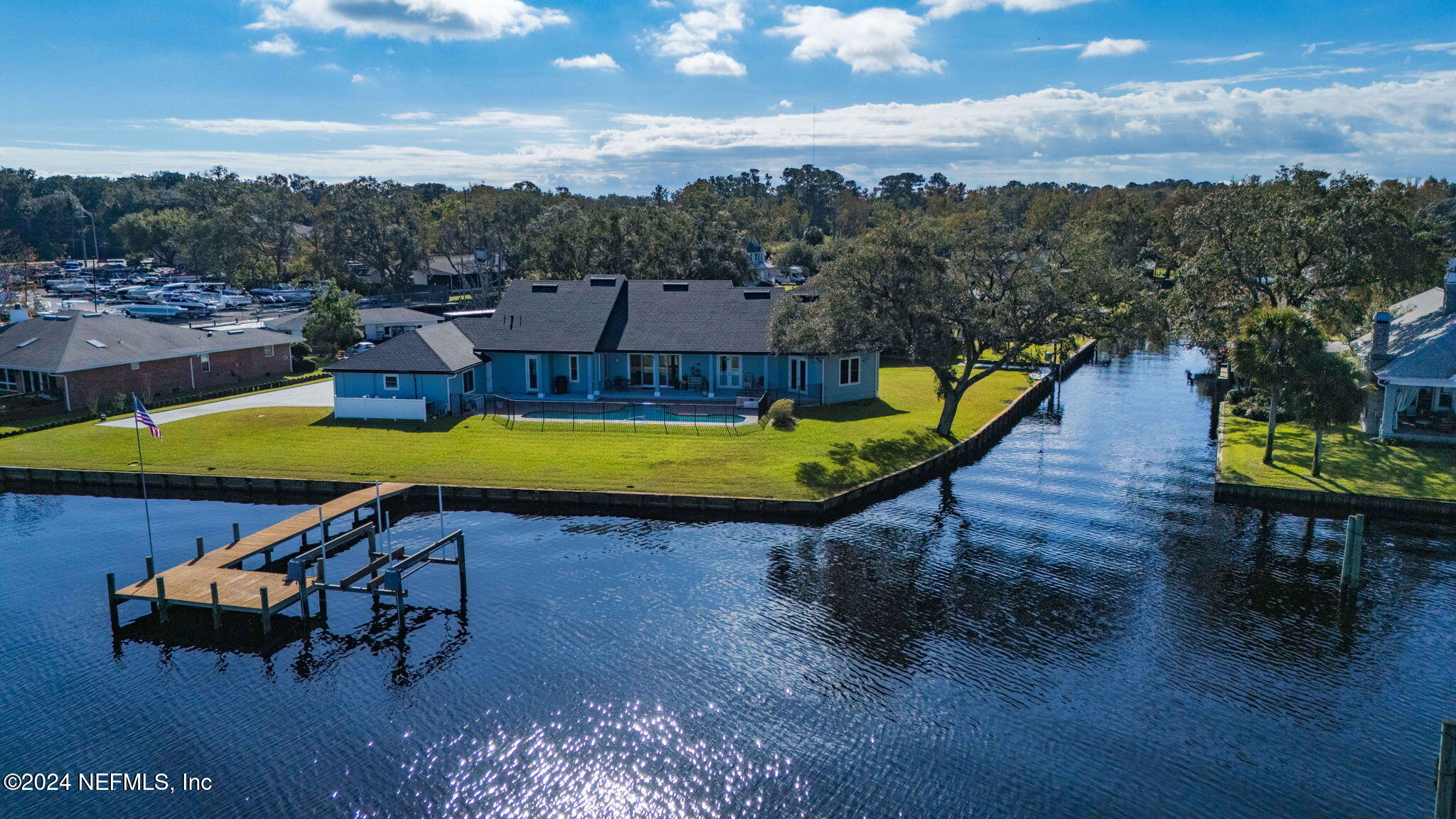 487 Creighton Road Fleming Island, FL 32003 - Photo 74 of 75 Back Aerial View