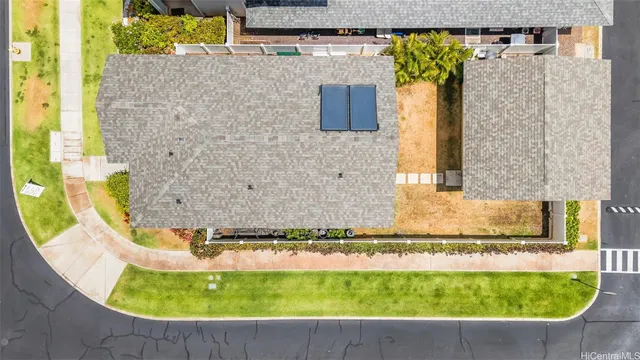 a view of swimming pool with a garden