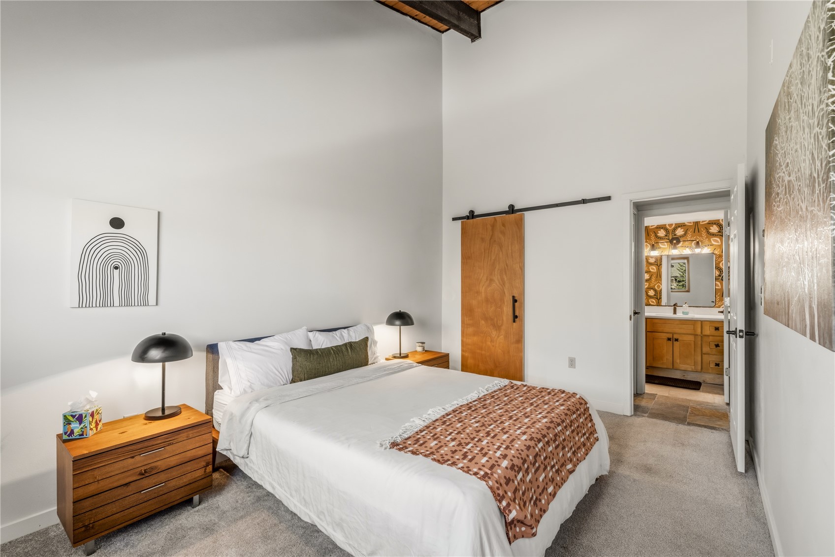 1375 Walton Creek Road, Unit 14 Steamboat Springs, CO 80487 - Photo 14 of 38 a bedroom with a bed and a closet
