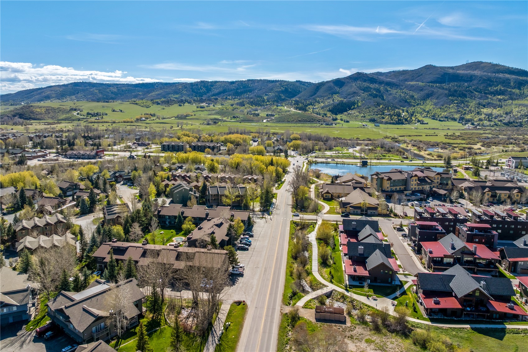 1375 Walton Creek Road, Unit 14 Steamboat Springs, CO 80487 - Photo 29 of 38 a view of city and mountain
