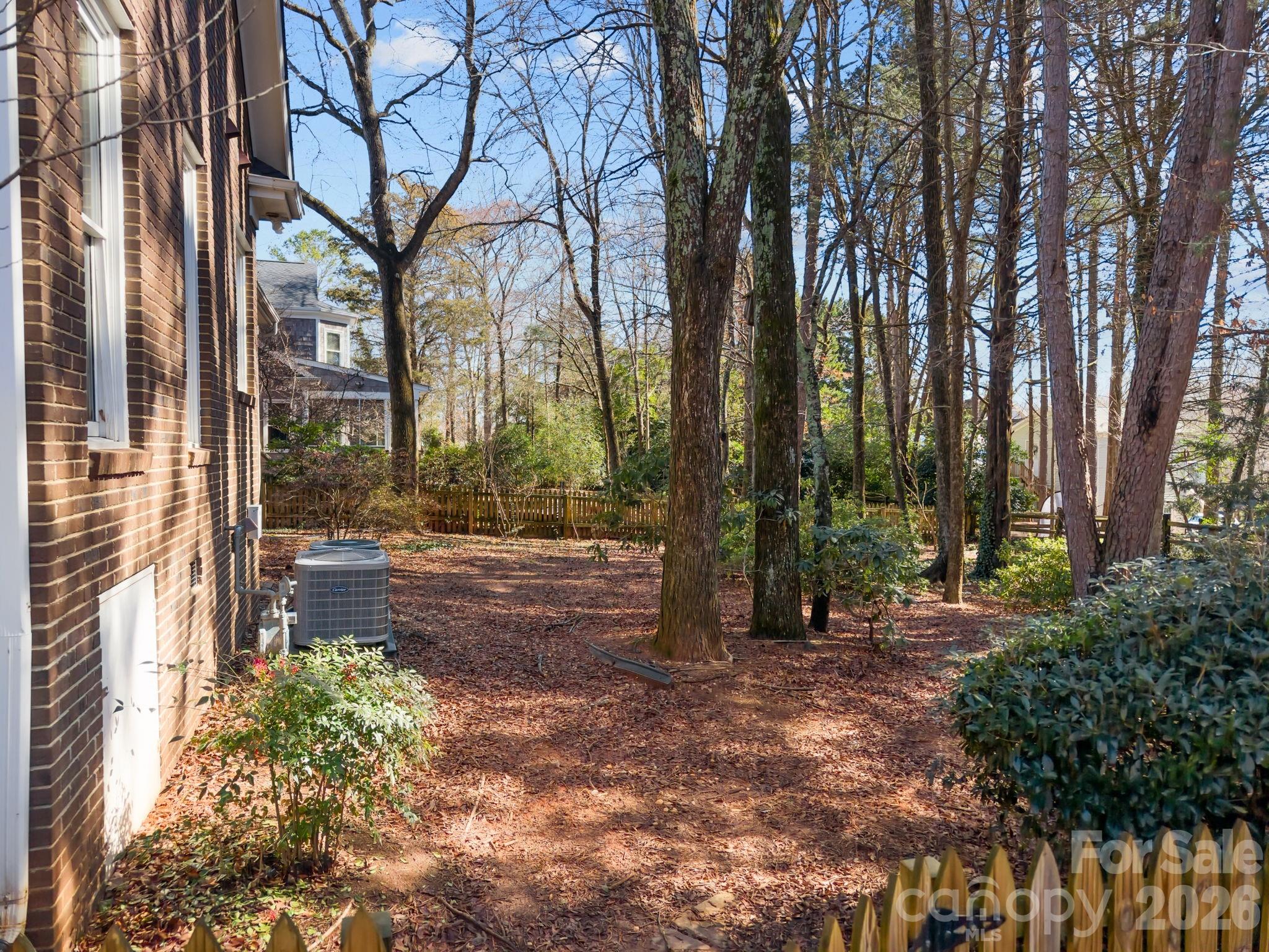 100 Martin Street Davidson, NC 28036 - Photo 10 of 47 a view of a yard with plants and trees