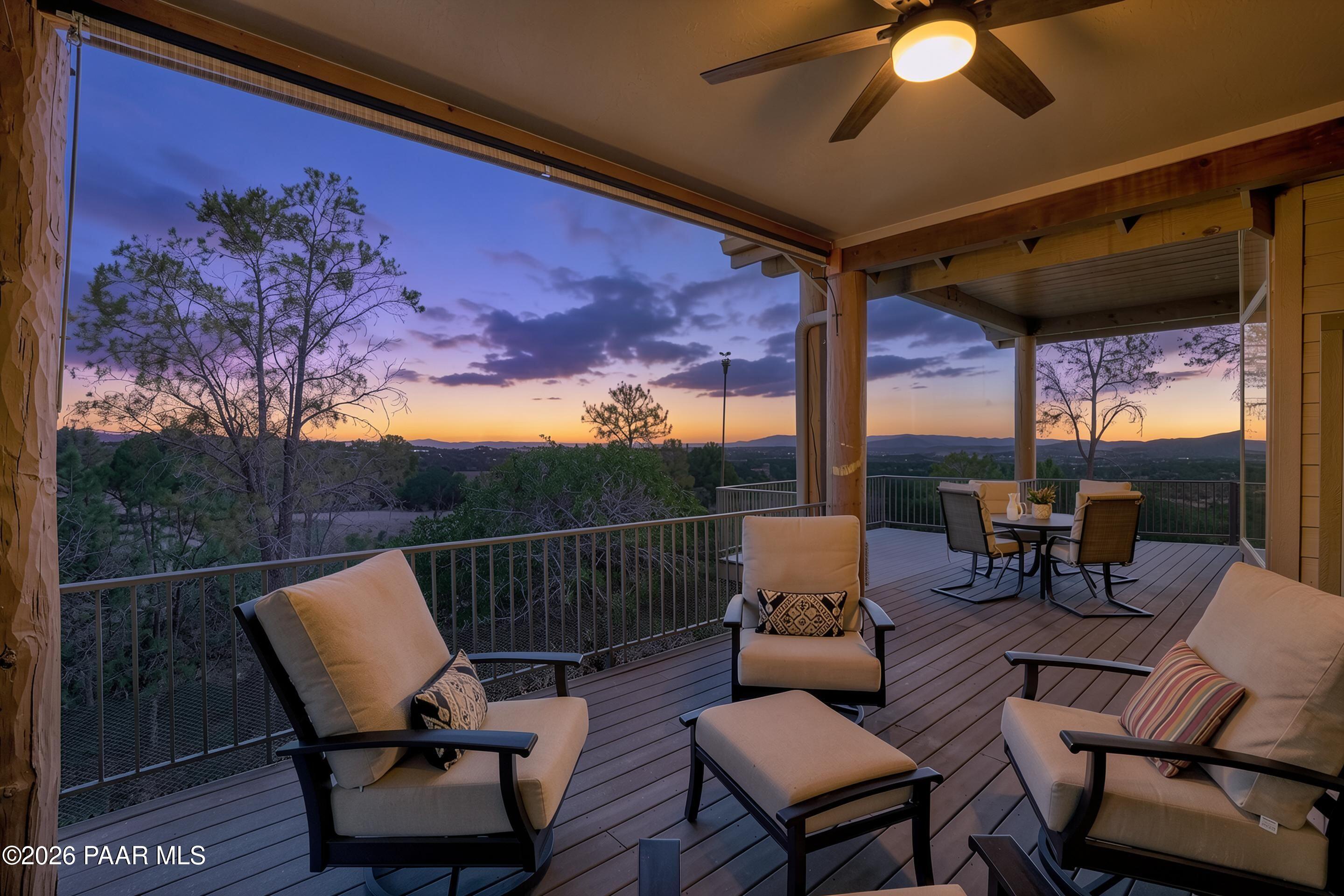 2020 Rustic Timbers Lane Prescott, AZ 86303 - Photo 11 of 62 Back Deck with Panoramic Views
