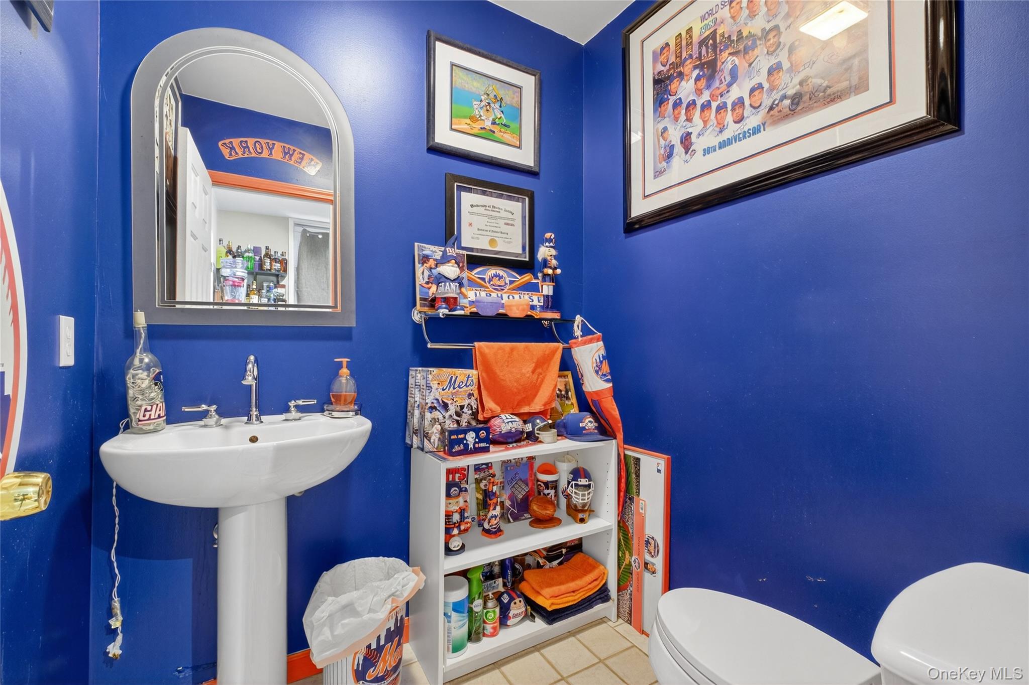 387 Cornwall Hill Road Patterson, NY 12563 - Photo 34 of 50 a bathroom with a sink mirror vanity and toilet