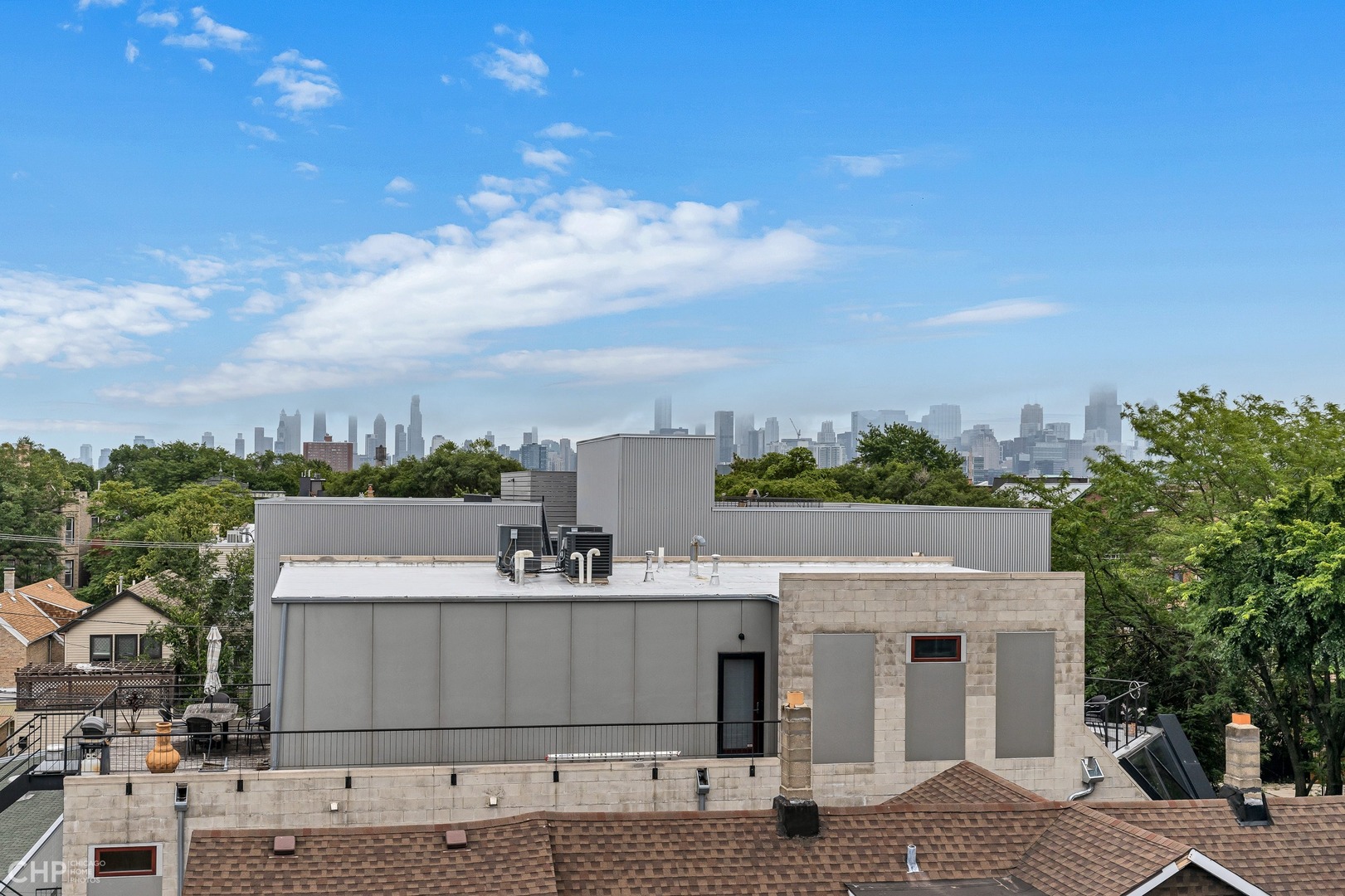 2030 West Rice Street, Unit 2 Chicago, IL 60622 - Photo 27 of 31 a view of a city from a terrace