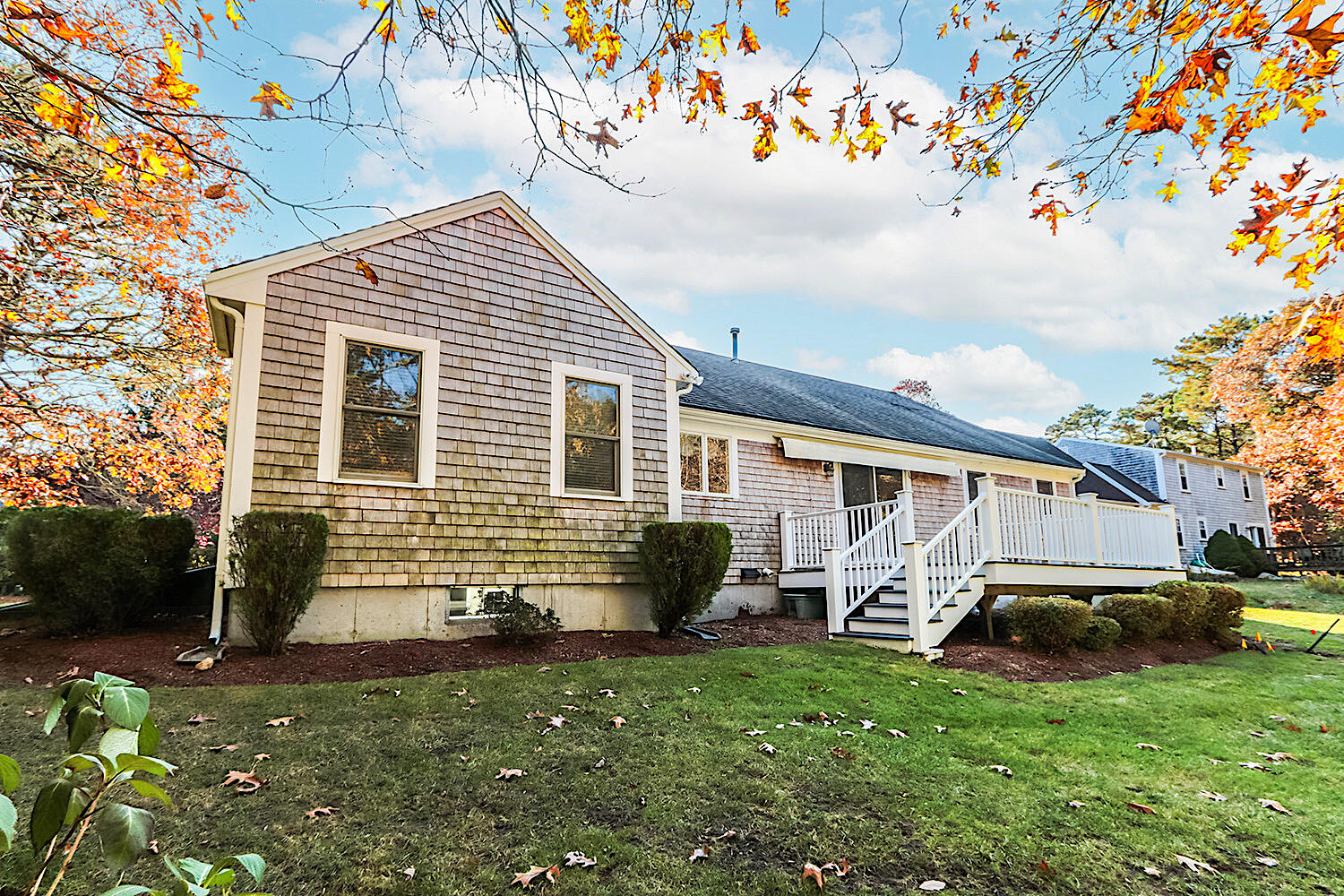22 Weather Crescent Circle Mashpee, MA 02649 - Photo 26 of 29 a view of a house with backyard
