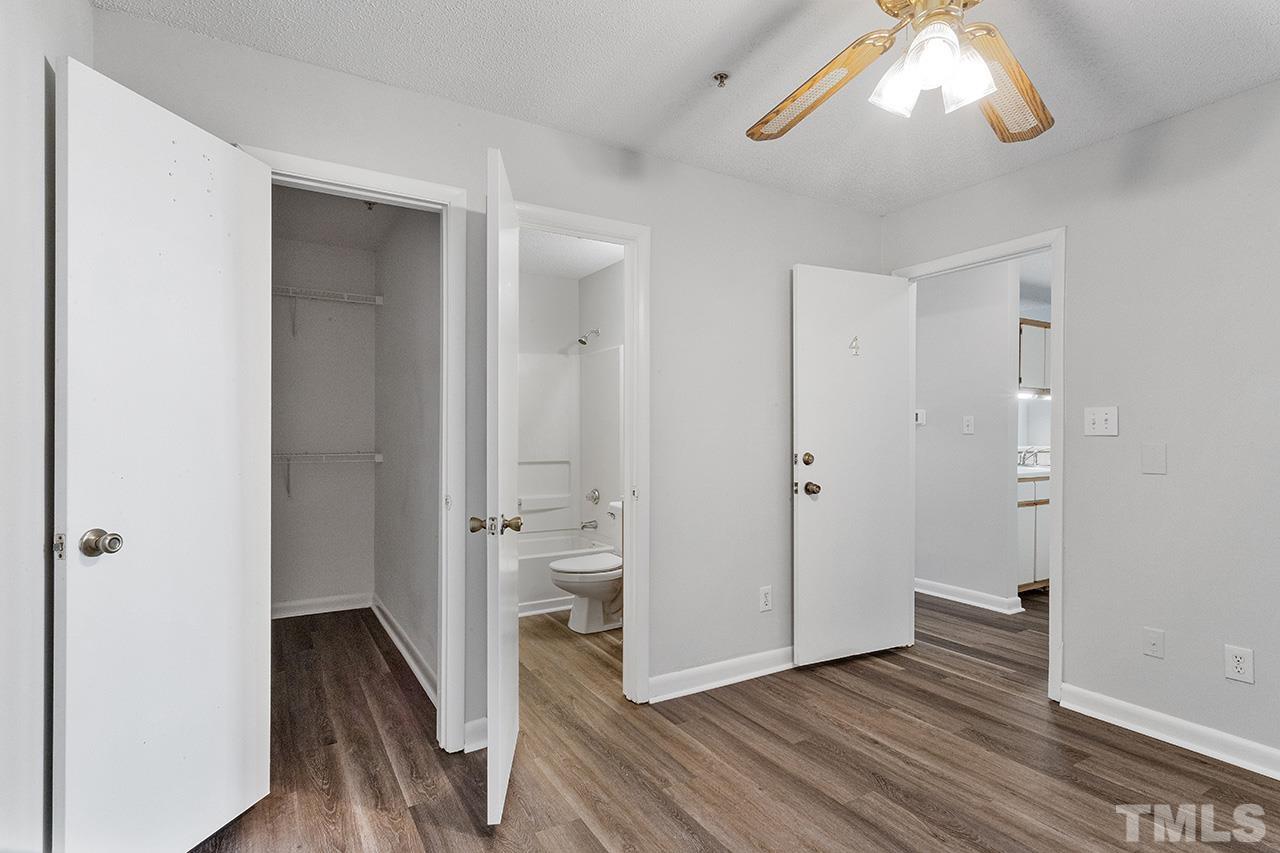 1241 University Court, Unit 2 Raleigh, NC 27606 - Photo 10 of 34 wooden floor in an empty room