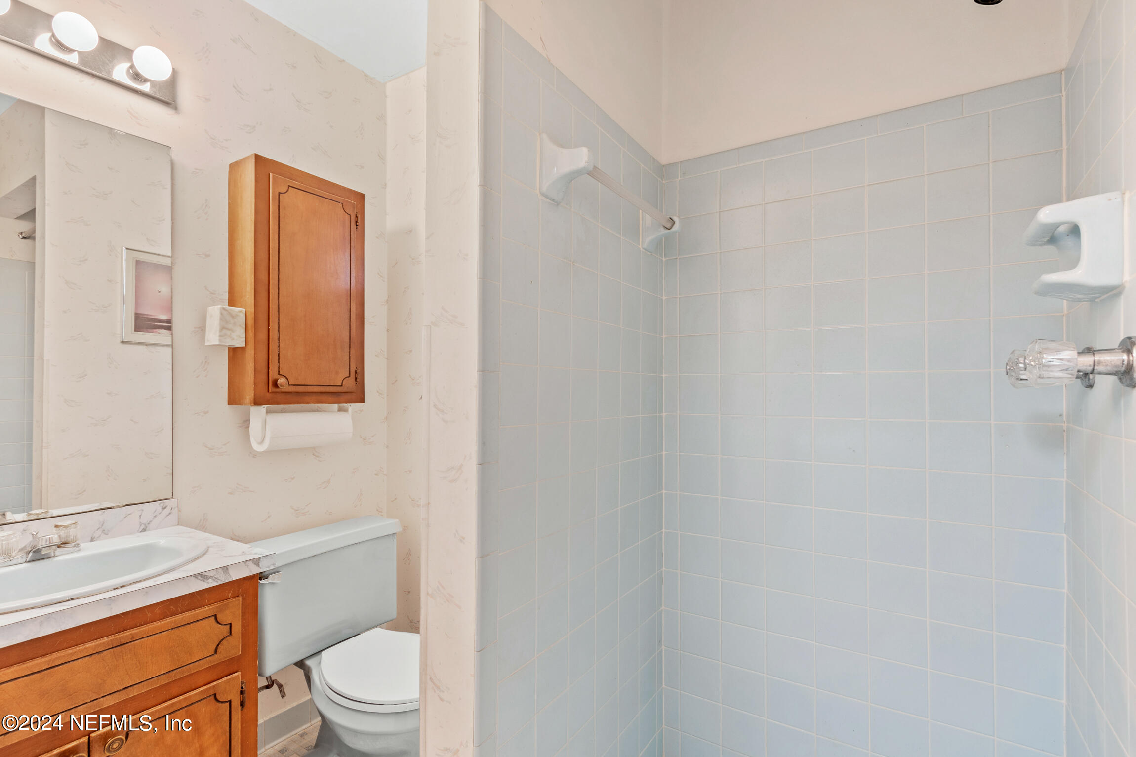 3153 Tiger Hole Road Jacksonville, FL 32216 - Photo 25 of 68 a bathroom with a toilet a sink and mirror