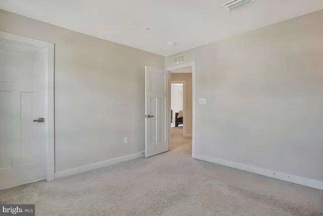 a view of an empty room