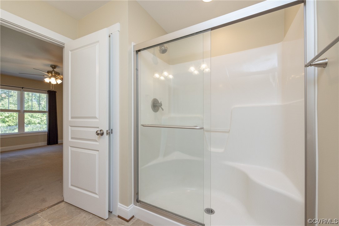 2624 Academy Road Powhatan, VA 23139 - Photo 19 of 46 Primary bathroom shower with built in seating