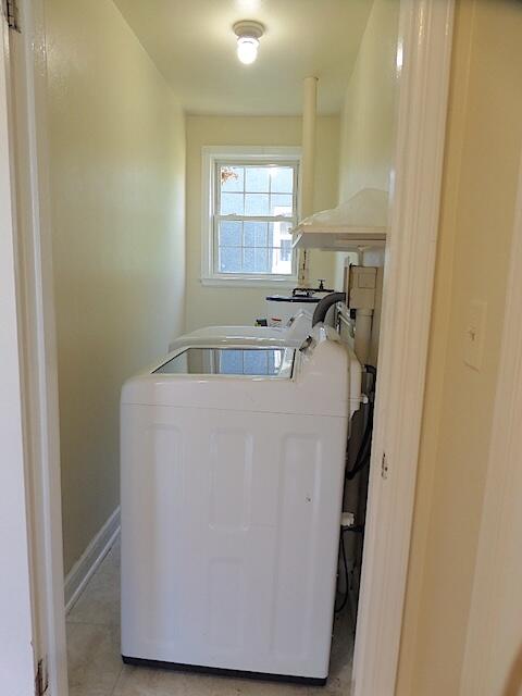 429 Fieldale Road Northeast Roanoke, VA 24012 - Photo 17 of 24 a utility room with a window dryer and washer