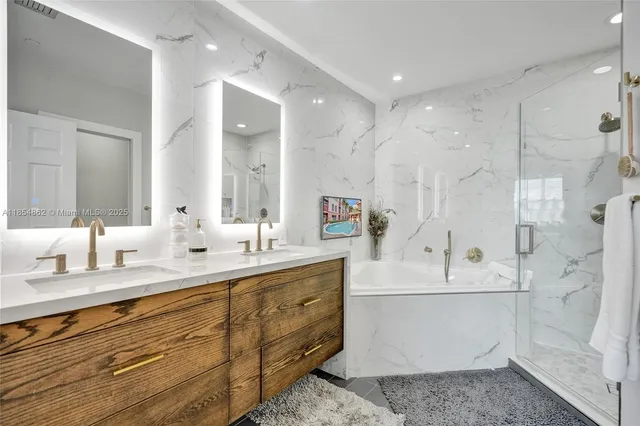 a bedroom with furniture and a book shelf