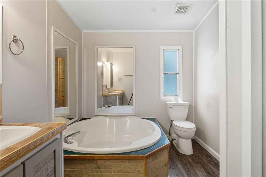 294 Old Ball Ground Road Canton, GA 30115 - Photo 31 of 40 a bathroom with a sink and a mirror