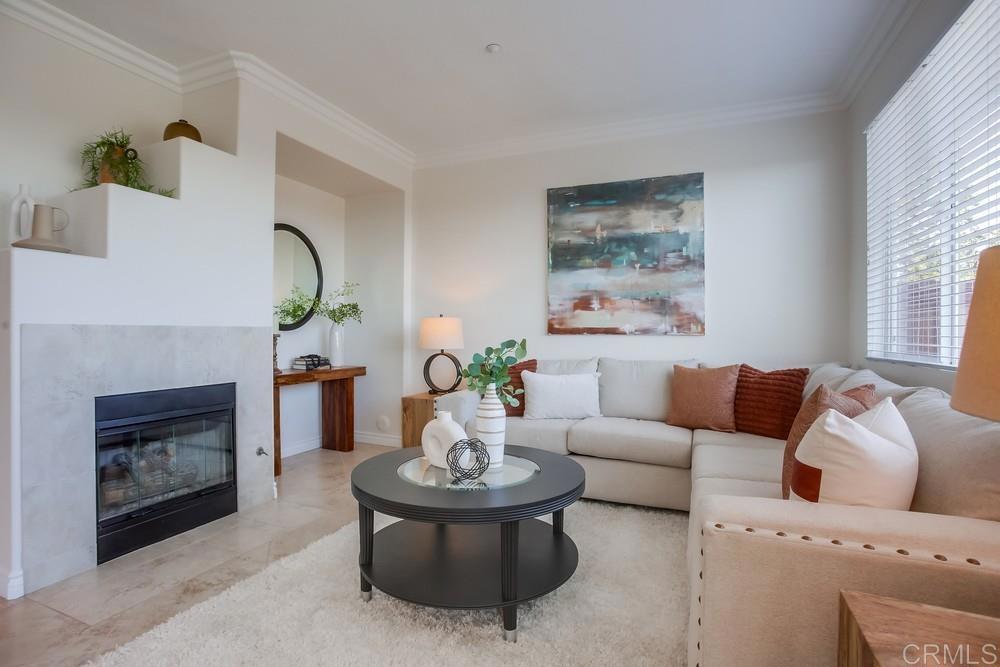 4142 Karst Road Carlsbad, CA 92010 - Photo 6 of 31 a living room with furniture and a fireplace