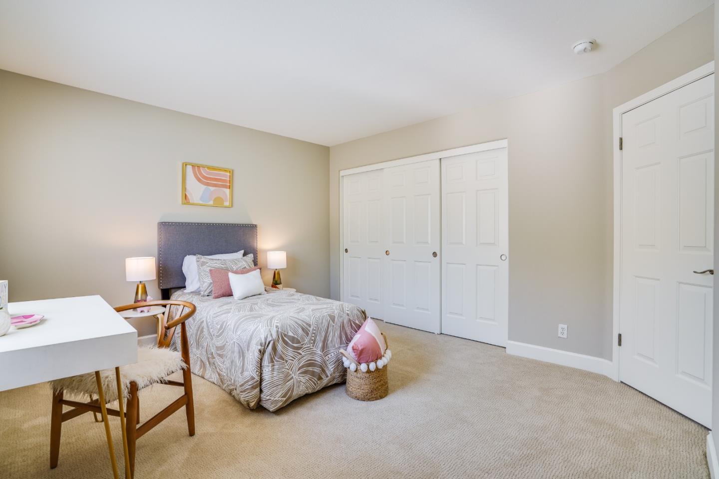 5929 Lantana Way San Ramon, CA 94582 - Photo 31 of 61 a bedroom with a bed and a table in it