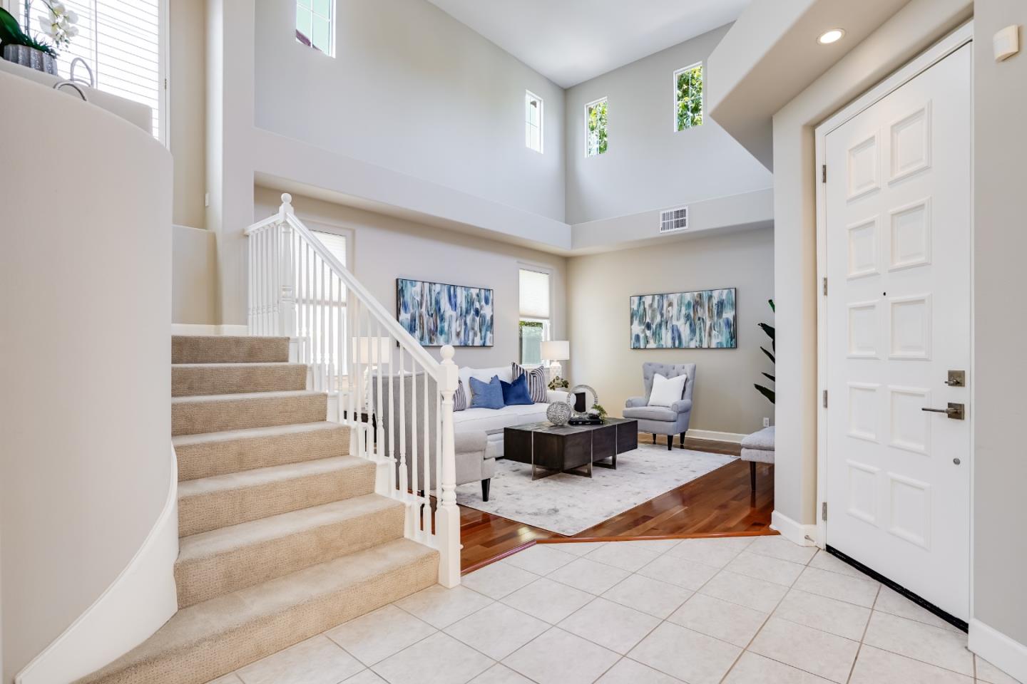 5929 Lantana Way San Ramon, CA 94582 - Photo 4 of 61 a living room with furniture and a painting on the wall