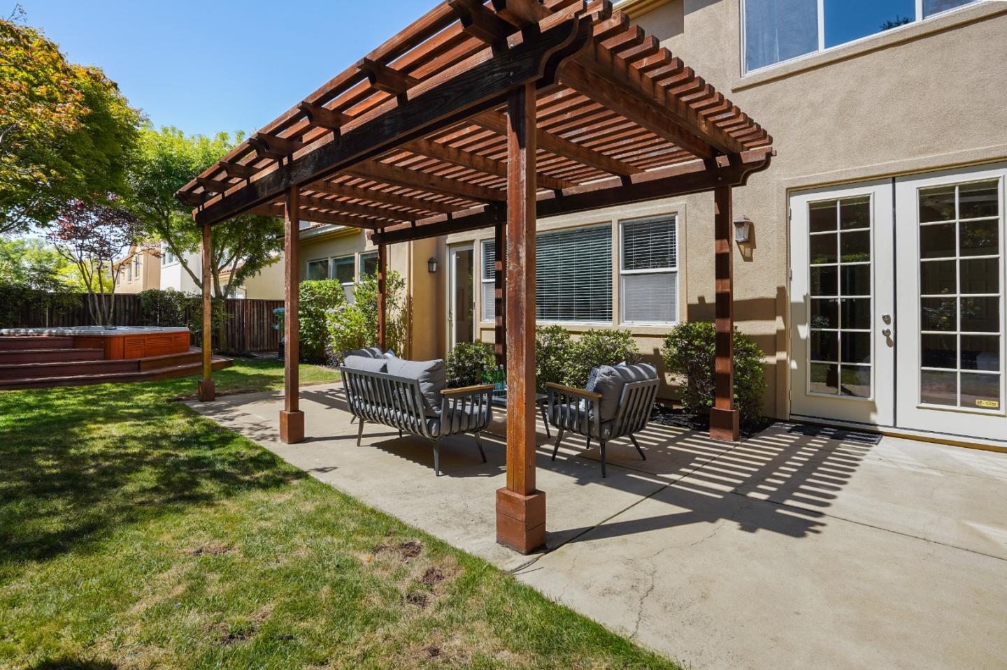5929 Lantana Way San Ramon, CA 94582 - Photo 58 of 61 a view of a house with backyard sitting area and garden