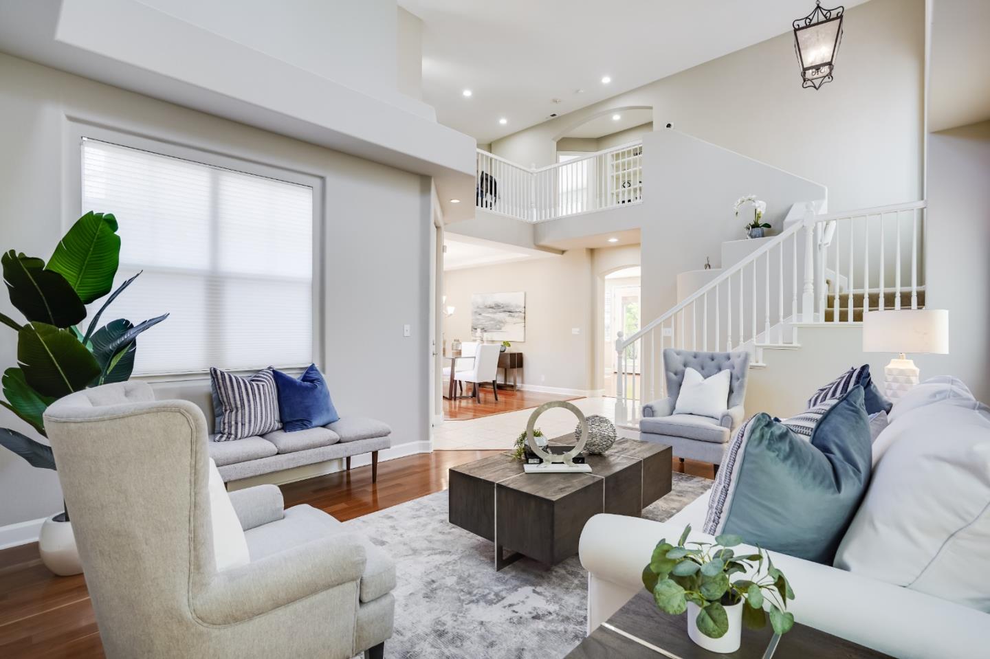 5929 Lantana Way San Ramon, CA 94582 - Photo 6 of 61 a living room with furniture or couch and a potted plant