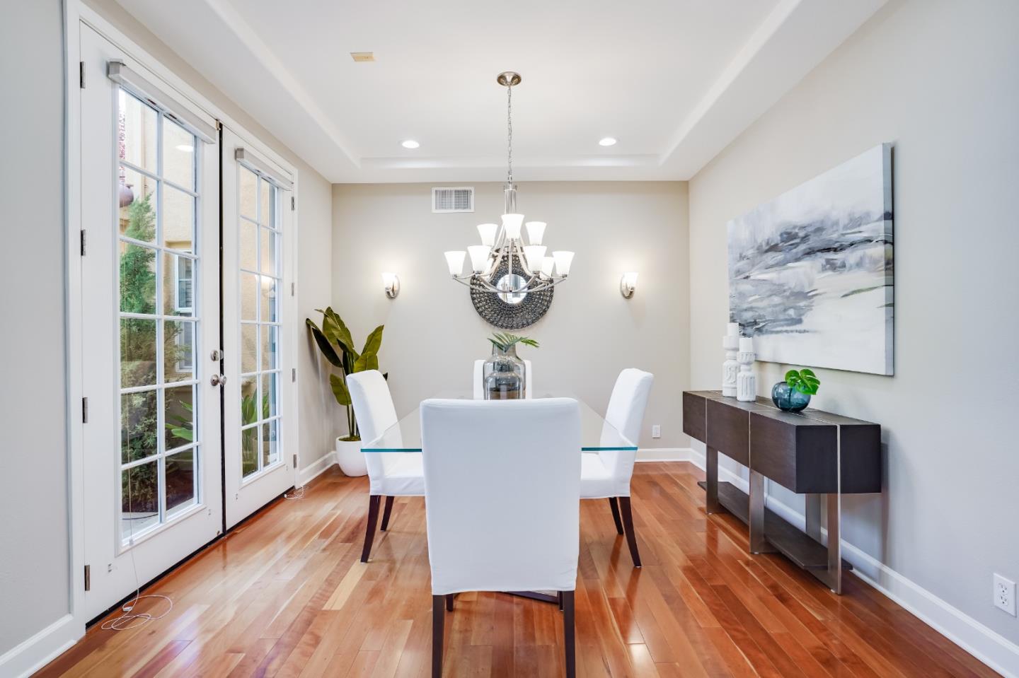 5929 Lantana Way San Ramon, CA 94582 - Photo 10 of 61 a dining room with furniture a chandelier and wooden floor