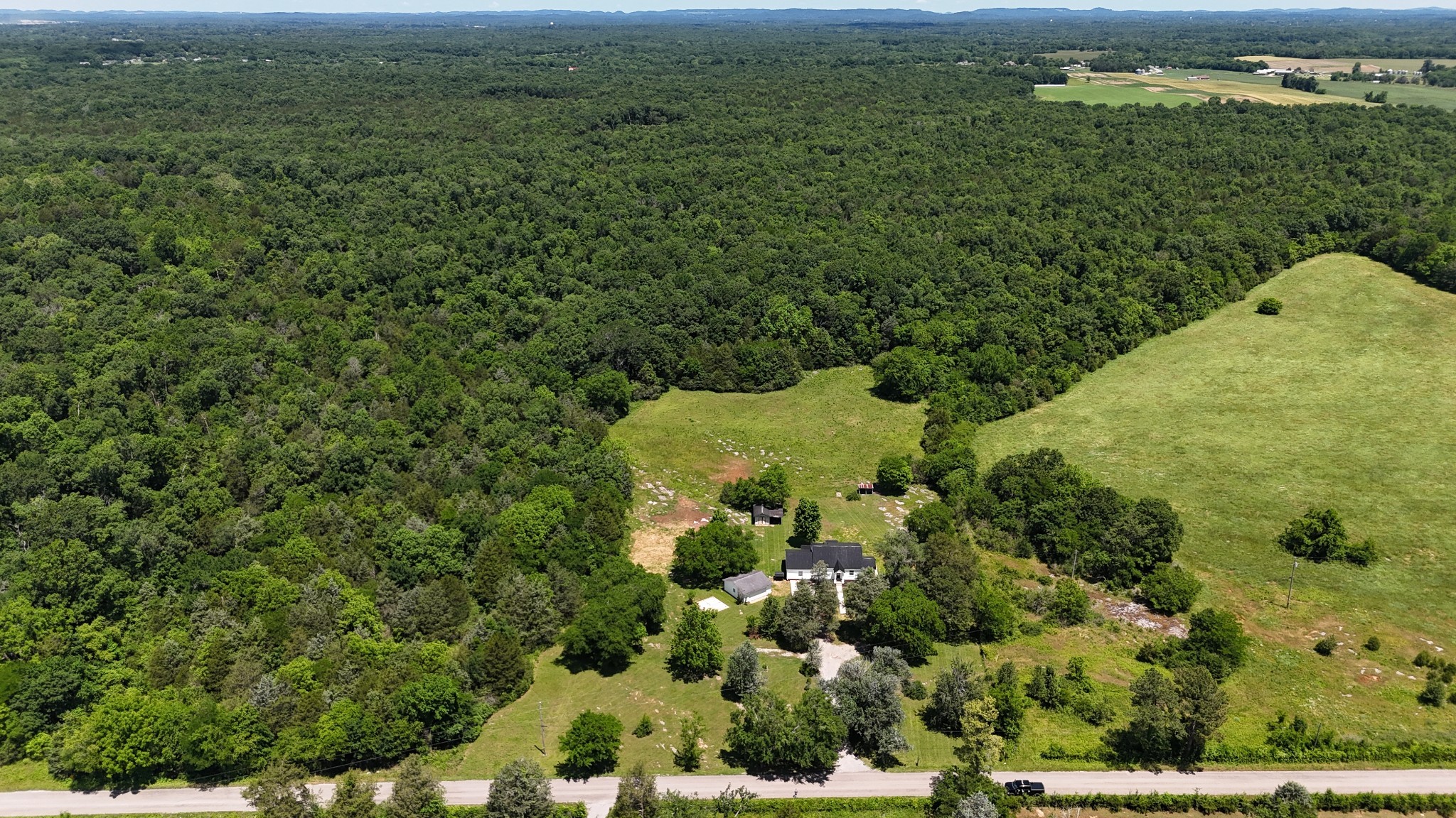 0 Anes Station Road Lewisburg, TN 37091 - Photo 3 of 4 an aerial view of a house with a yard