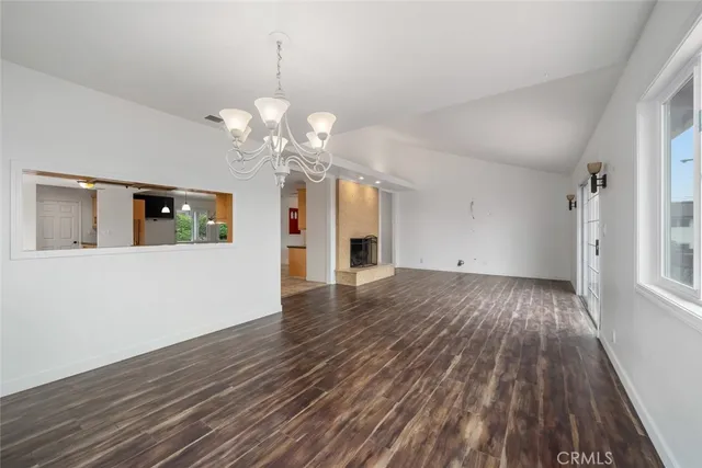 a view of a house with wooden floor