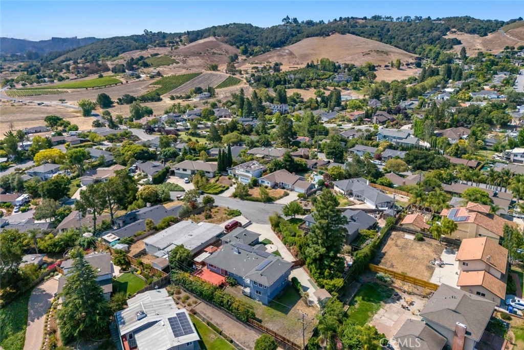 6001 Joan Place San Luis Obispo, CA 93401 - Photo 52 of 56 an aerial view of residential houses with outdoor space