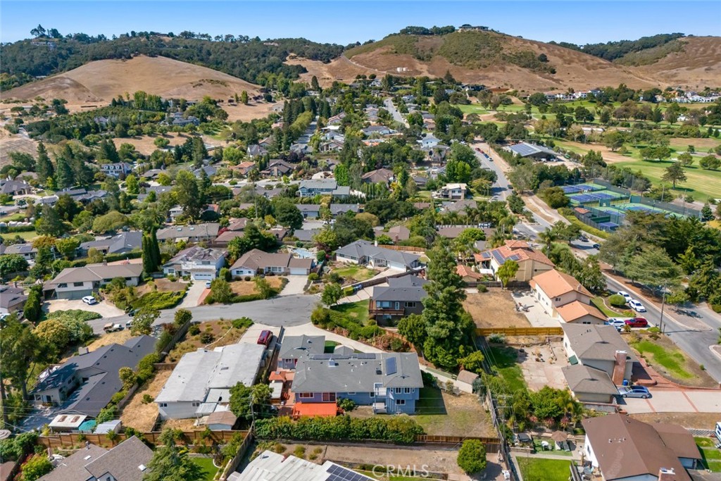 6001 Joan Place San Luis Obispo, CA 93401 - Photo 56 of 56 an aerial view of a city with lots of residential buildings