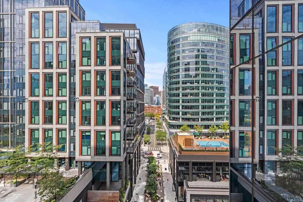 135 Seaport Boulevard, Unit 905 Boston, MA 02210 - Photo 16 of 21 a front view of a building with glass windows