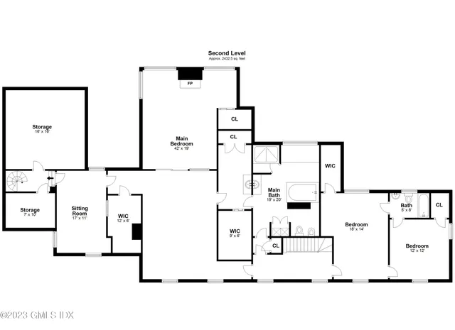 a picture of a floor plan