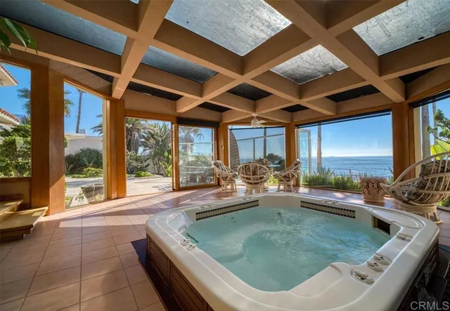 a room with view of living room