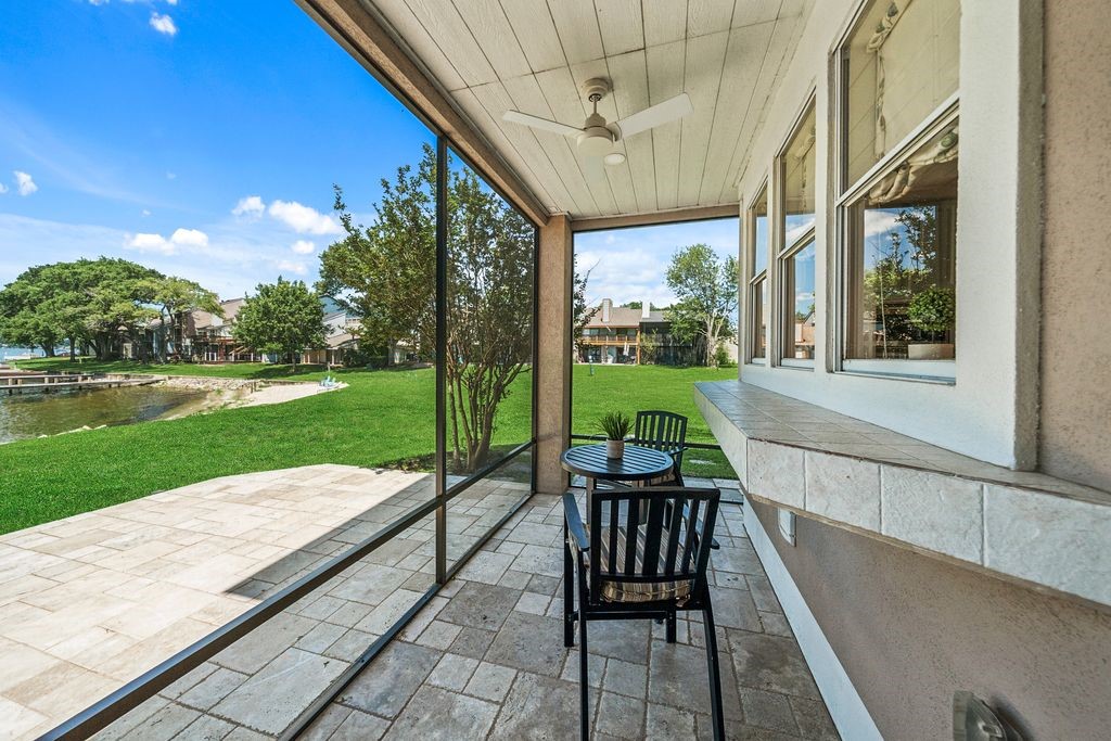 1607 Schooner Point Willis, TX 77318 - Photo 31 of 47 Screened in porch on the 1st floor patio.