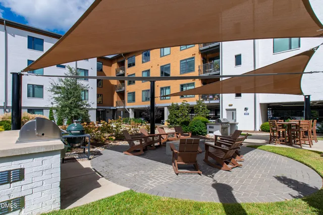 a view of a buildings