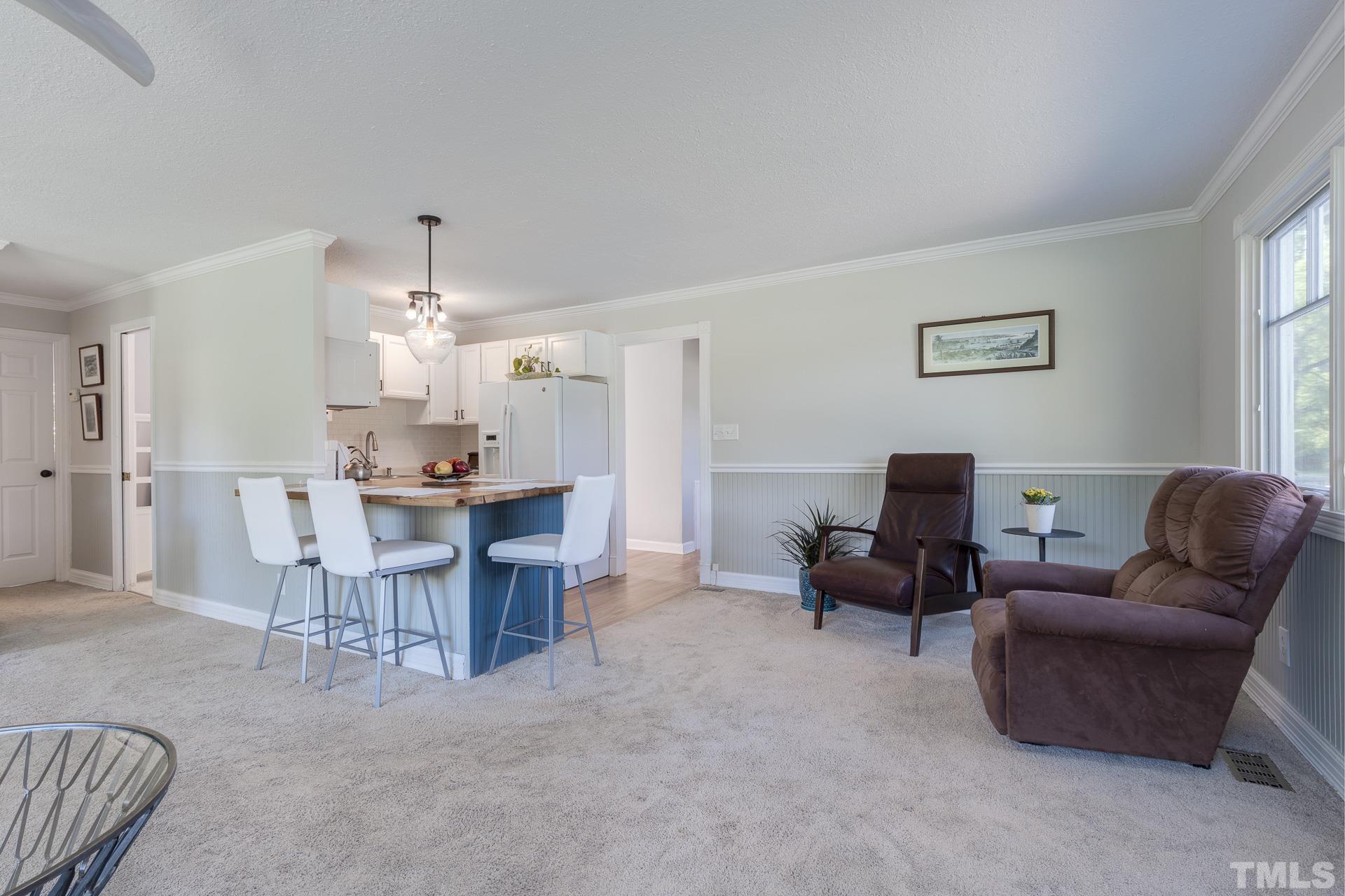 6518 New Sharon Church Road Rougemont, NC 27572 - Photo 13 of 29 a view of a dining room with furniture