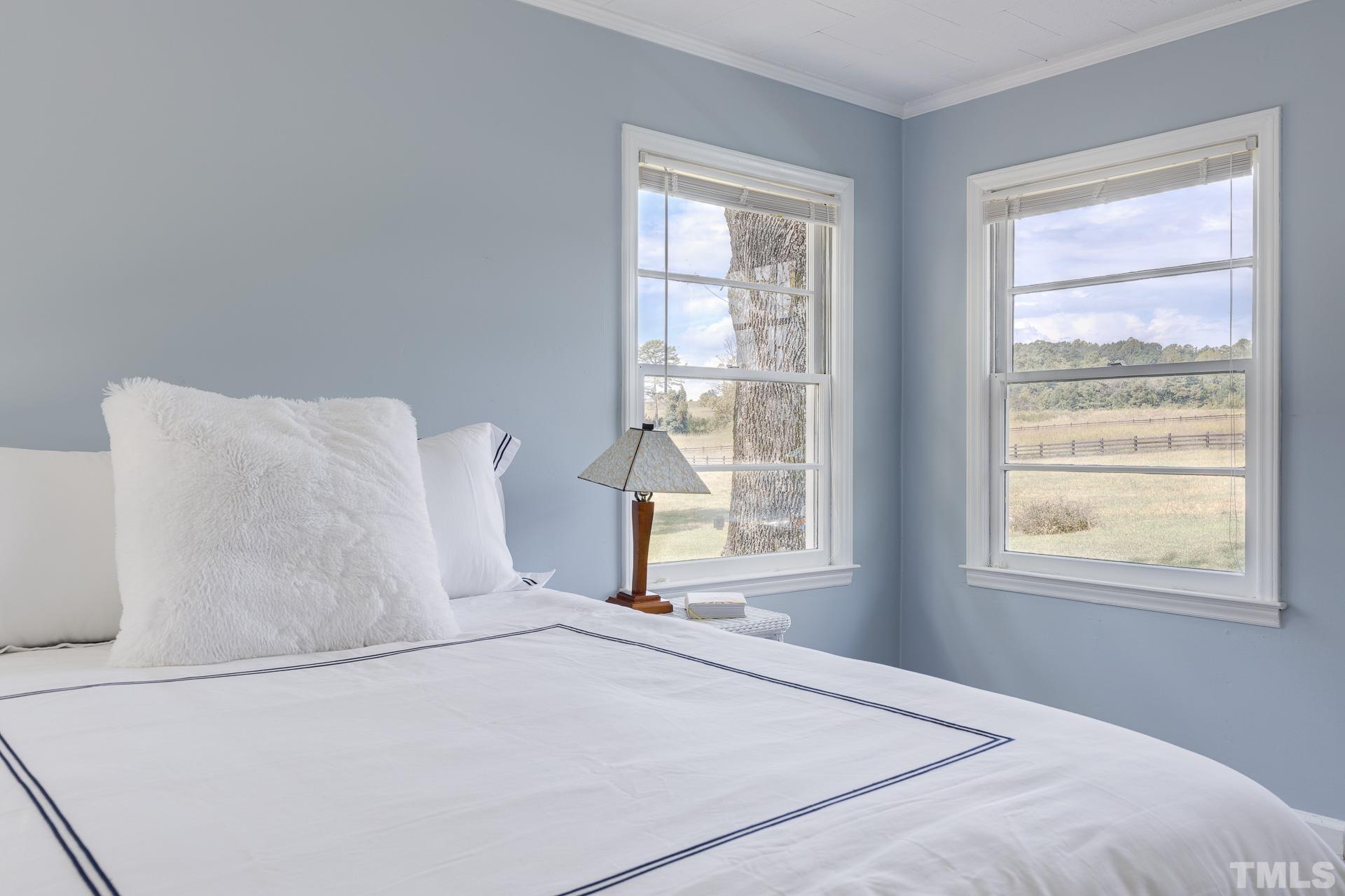 6518 New Sharon Church Road Rougemont, NC 27572 - Photo 17 of 29 a bed sitting in a bedroom next to a window