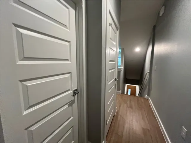 a view of kitchen and utility room